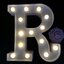 กล่องไฟ LED ตัวอักษรภาษาอังกฤษ A-Z กล่องสีขาว (กรุณาระบุตัวอักษรที่ต้องการ เมื่อทำการสั่งซื้อ) / ราคาต่อ 1 ชิ้น