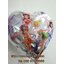 ลูกโป่งฟลอย์ลายทิงเกอร์เบลล์ ทรงหัวใจ สีเงิน - Tinker Bell Heart shape Balloon / Item No. TL-A055