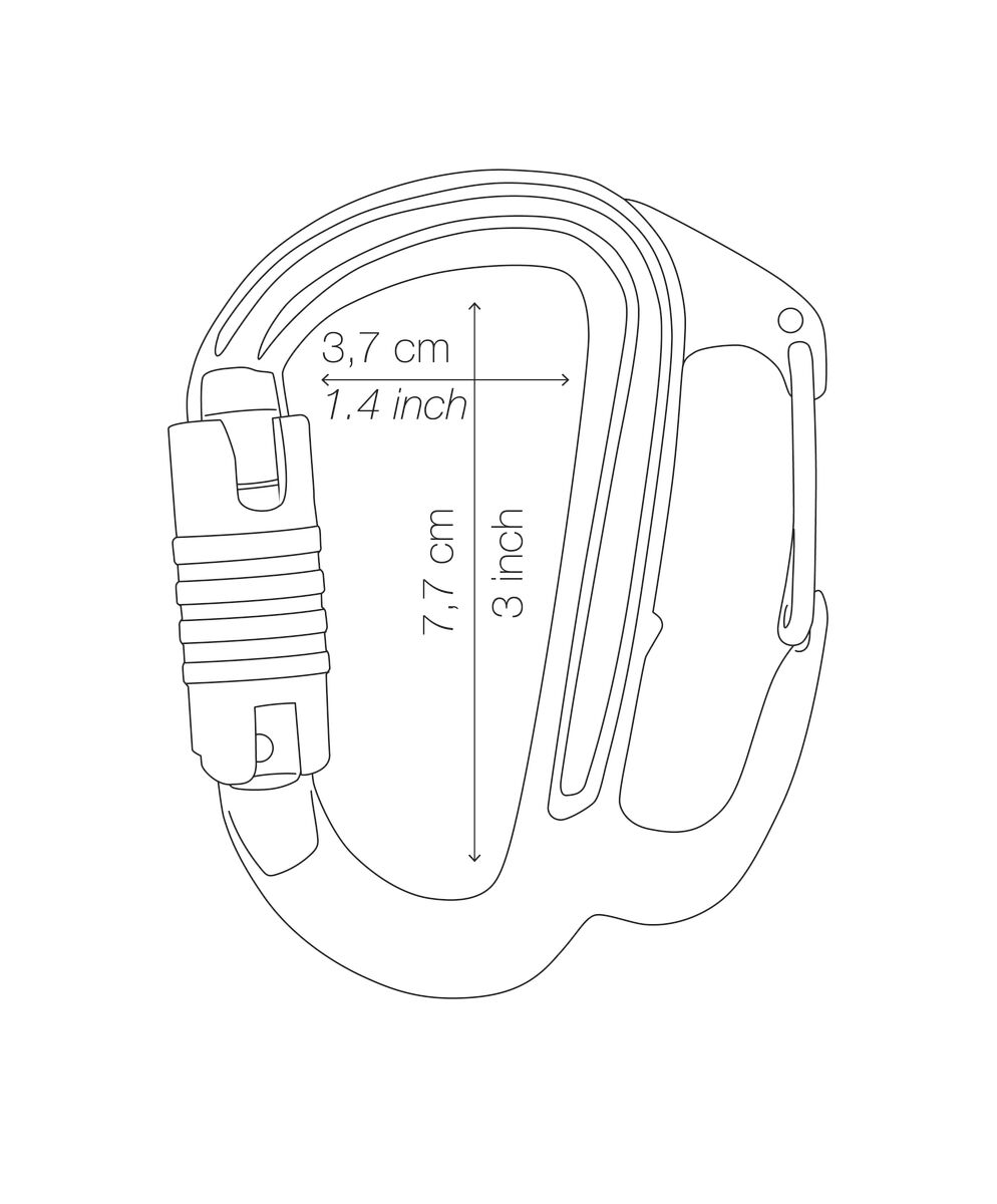 ห่วงเซฟตี้ ตะขอนิรภัย ตะขอเซฟตี้ Petzl FREINO Z M042BA00