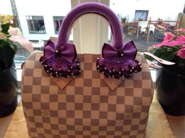 ไหมหุ้มหูกระเป๋า collection สีม่วง