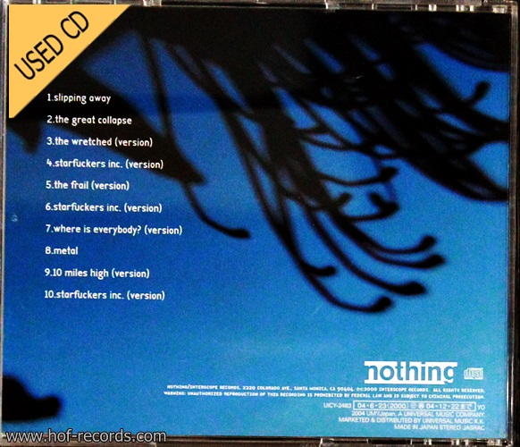 Used CD NIN Nineinchnails - things falling apart