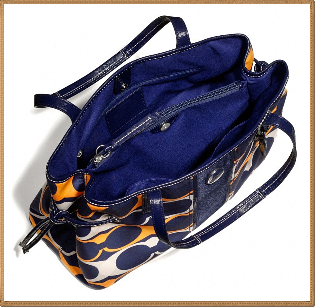 Coach Signature Stripe Linear Carryall 23902