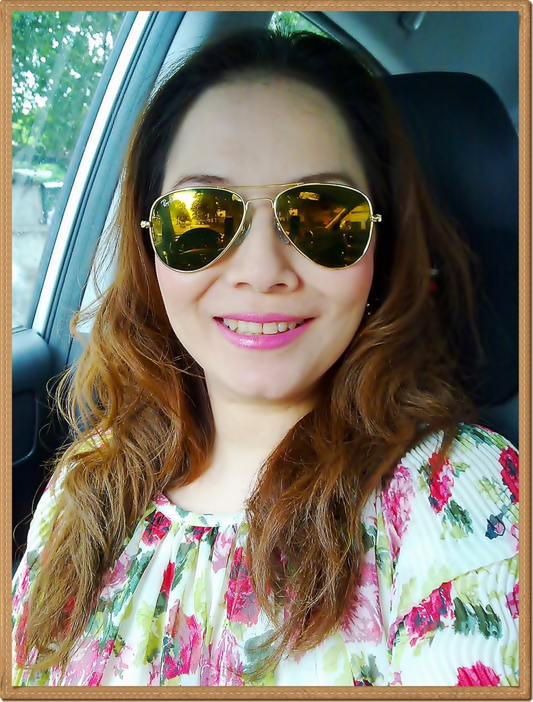 RB3025 (W3276) กรอบสีทอง เลนส์ปรอทสีทอง