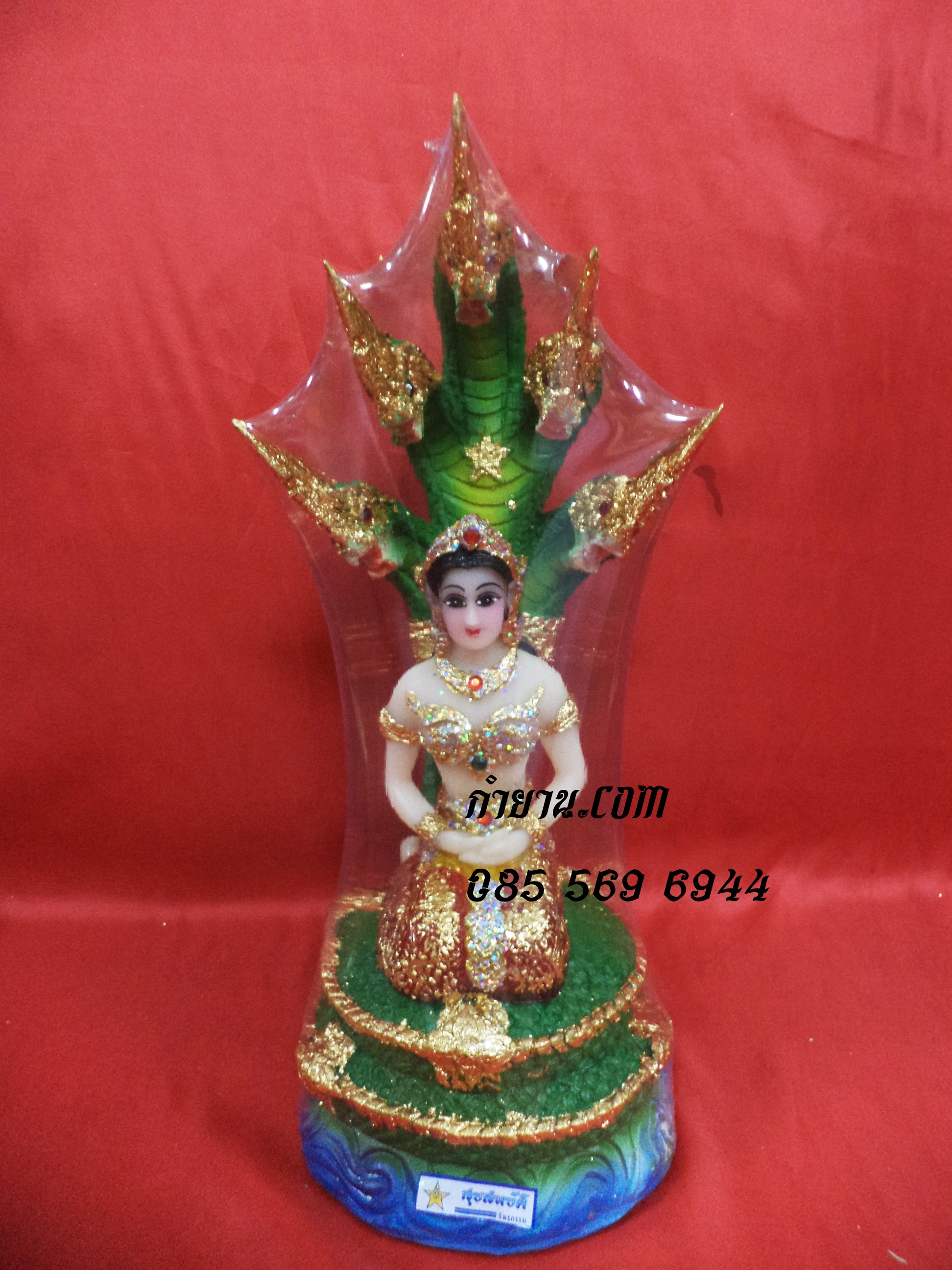 องค์ นาคี พญานาค 5 เศียร หน้าตัก 5"