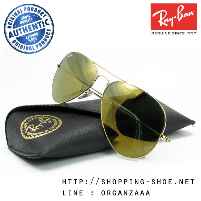 RayBan - RB3025 W3276 Aviator Gold Flash Lens, 58 mm.