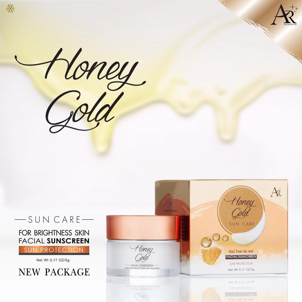 ครีมกันแดดออร่าริช ครีมกันแดดน้ำผึ้งทองคำ Aura Sunscreen SPF 50