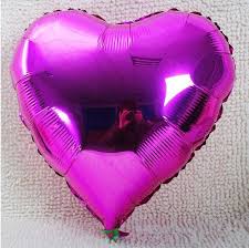 ลูกโป่งฟลอย์รูปหัวใจ สีชมพู ไซส์ 18 นิ้ว - Heart Shape Balloon Pink Color / Item No. TL-G011