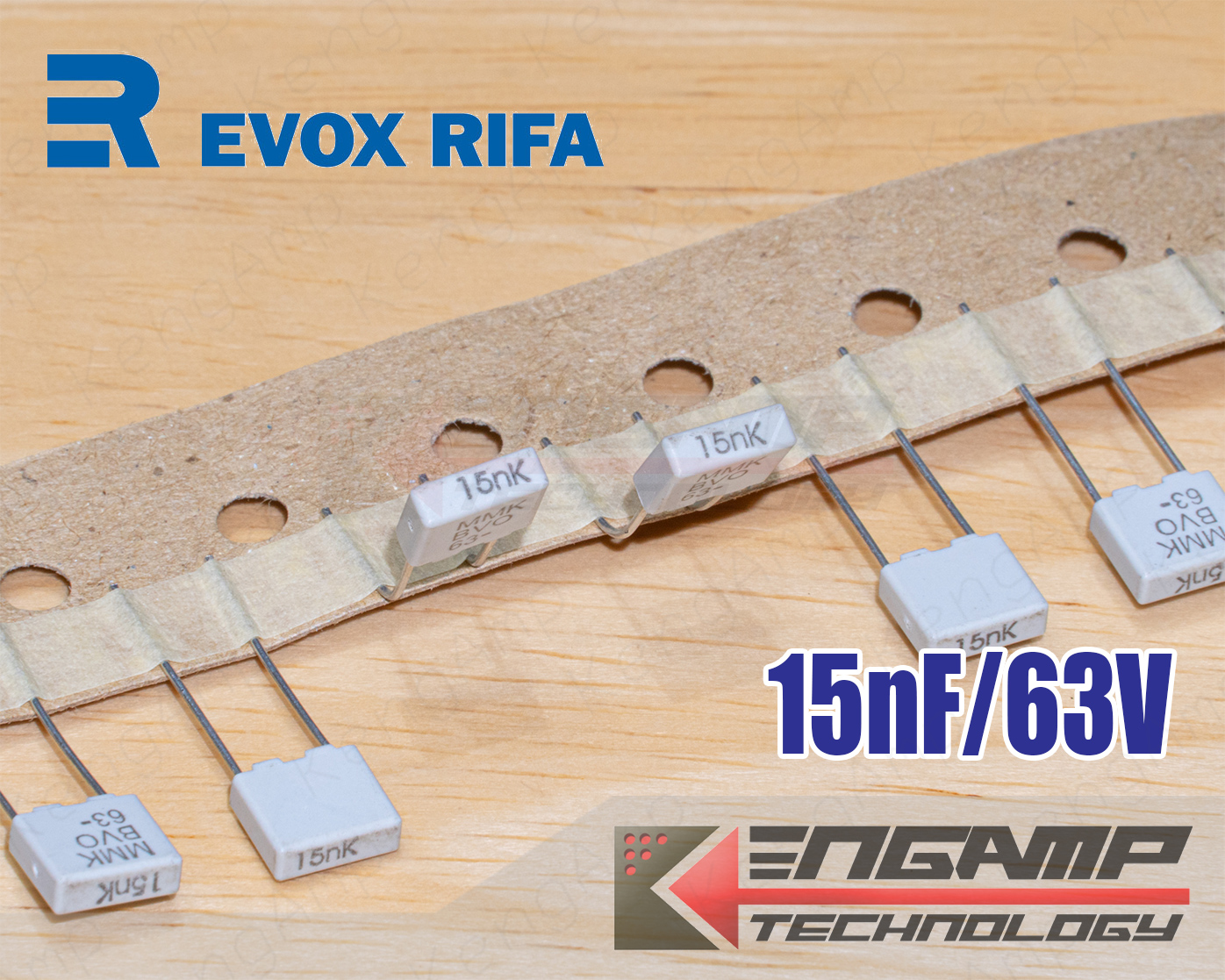 (10ตัว) 0.015uF/63V 15nK63V EVOX MMK5 10% 2.5x7.2 H6.5mm P=5