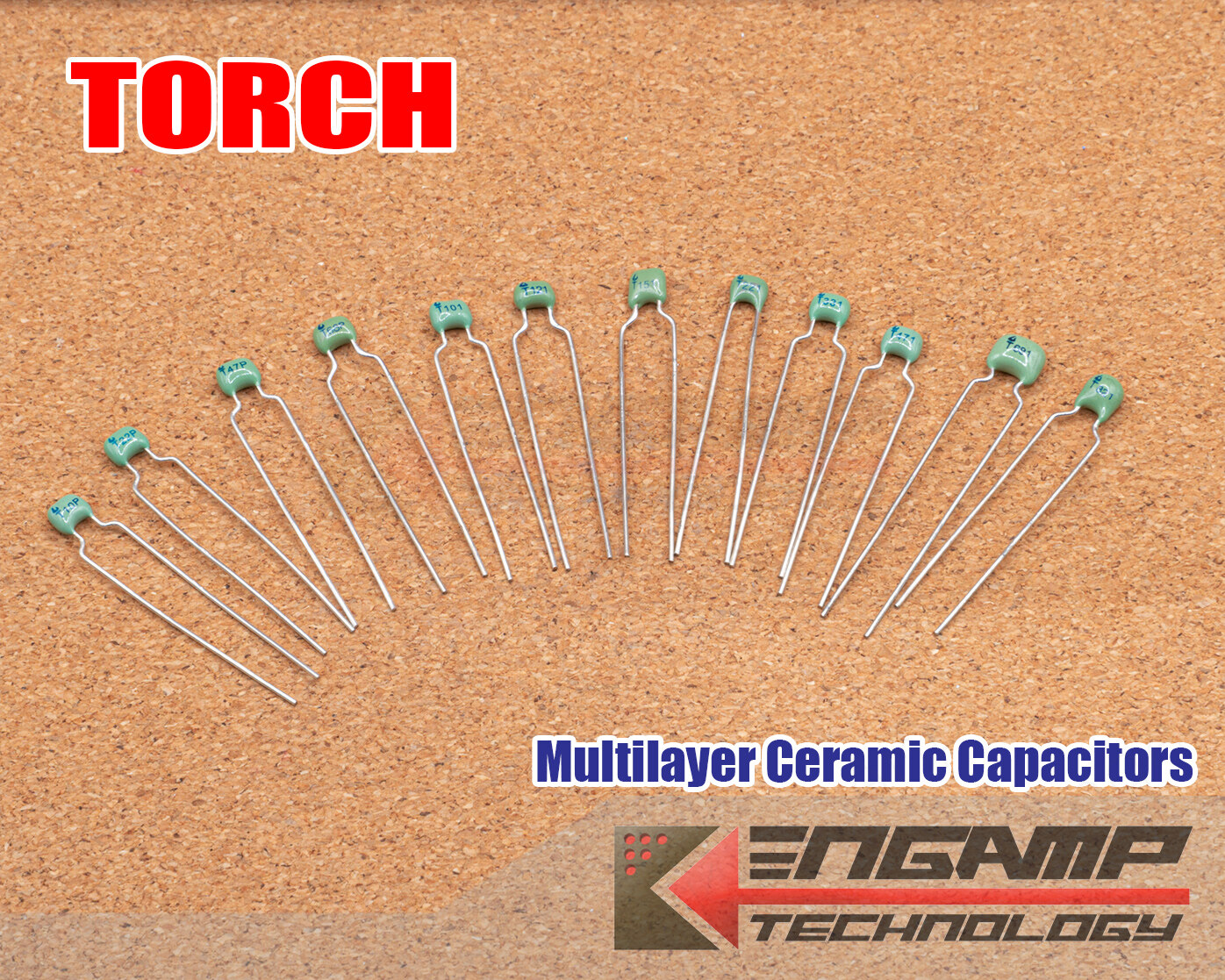 (สินค้ามีตัวเลือก) [F-CAP] TORCH Radial Leads Multilayer Ceramic Capacitor