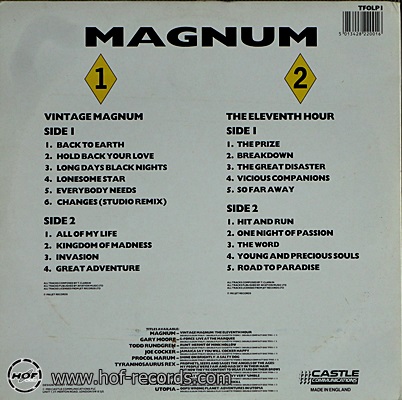 Magnum - Vintage Magnum+The Eleventh Hour 2lp