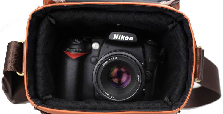 กระเป๋าสะพายกล้องวินเทจ 1เข็มขัด ทรงมน สไตล์อังกฤษ กันน้ำ กันรอยย่น Size S สีดำ น้ำตาลอ่อน น้ำตาลกลาง น้ำตาลเข้ม