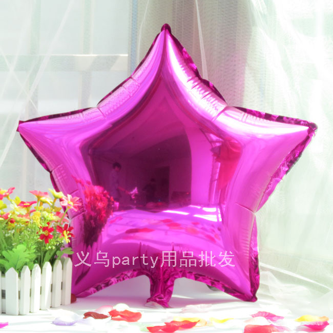 ลูกโป่งฟลอย์รูปดาว สีชมพู ไซส์ 24 นิ้ว - Star Shape Balloon Pink Color Size 24 " / Item No. TL-G003