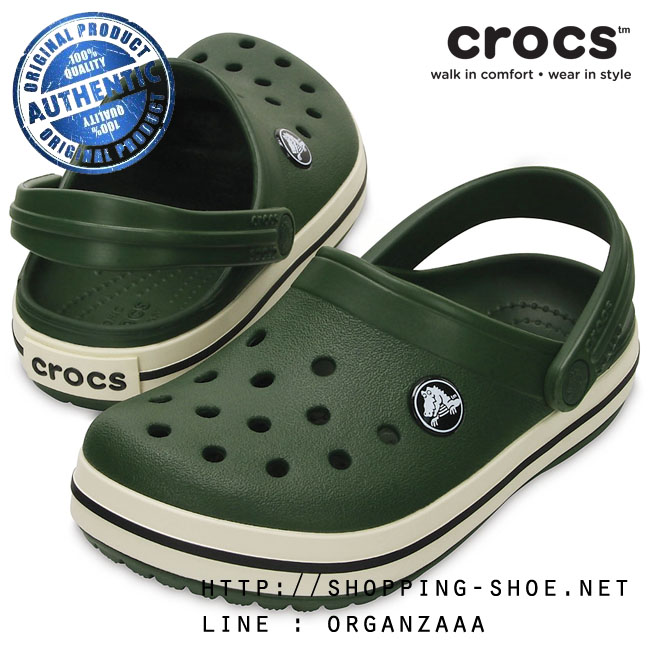 Crocband Clog - Forest / Stucco ของแท้ Outlet ไทยและอเมริกา