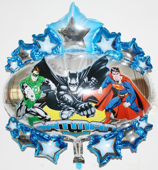 ลูกโป่งฟลอย์ ป้ายรวมซุปเปอร์ฮีโร่ - Super Hero Foil Balloon / Item No. TL-A090