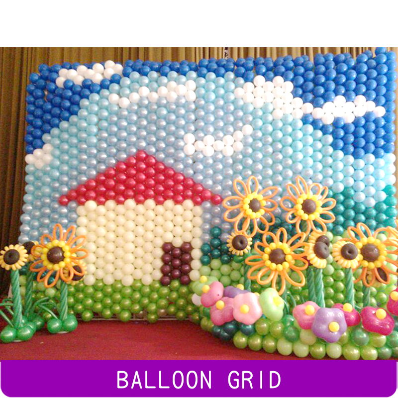 กรอบใส่กำแพงลูกโป่ง ไซส์เล็ก/ชิ้น Wall balloon Grid -small - 30 X 30 cm/ Item No.B411