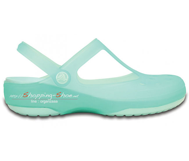 Crocs Carlie Mary Jane - Island Green / Sea Foam ของแท้ Outlet ไทยและอเมริกา