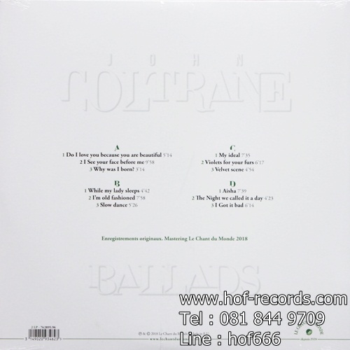 John Coltrane - Ballads 2Lp N.