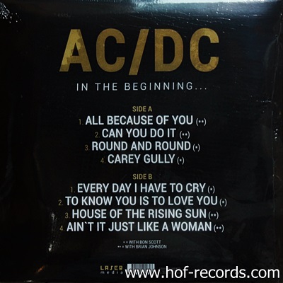 AC/DC - Ultimaite Collection In The Beginning 1Lp N.