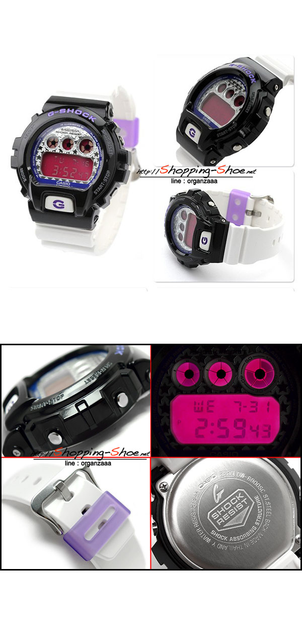Casio G-Shock รุ่น DW-6900SC-1 Crazy Colors ของแท้ 100% จากญี่ปุ่น