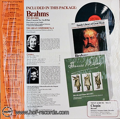Family Library Of Great Music - The Piano Concerto No.2 In B Fat 1lp