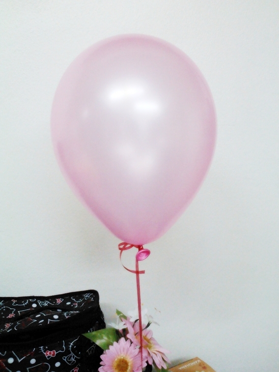 ลูกโป่งกลมเนื้อมุก สีชมพูอ่อน ไซส์ 10 นิ้ว แพ็คละ 10 ใบ (Round Balloons Size 10" - Pearl Light Pink Color)