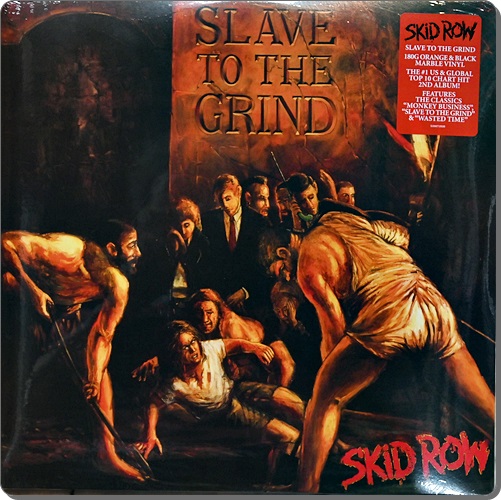 Skid Row - Slave To The Grind (Orange &Black Marble Vinyl) 2Lp New