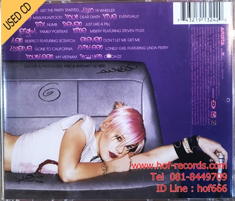 Pink - Missunaaztood (US) Used CD 1 Dise VG++