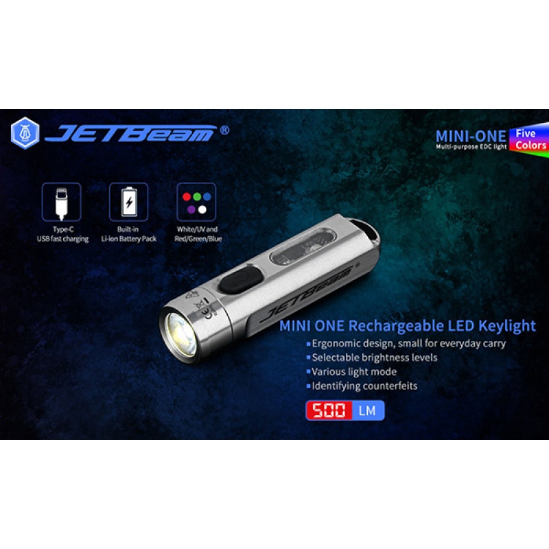 ไฟฉายพวงกุญแจ Jetbeam mini One