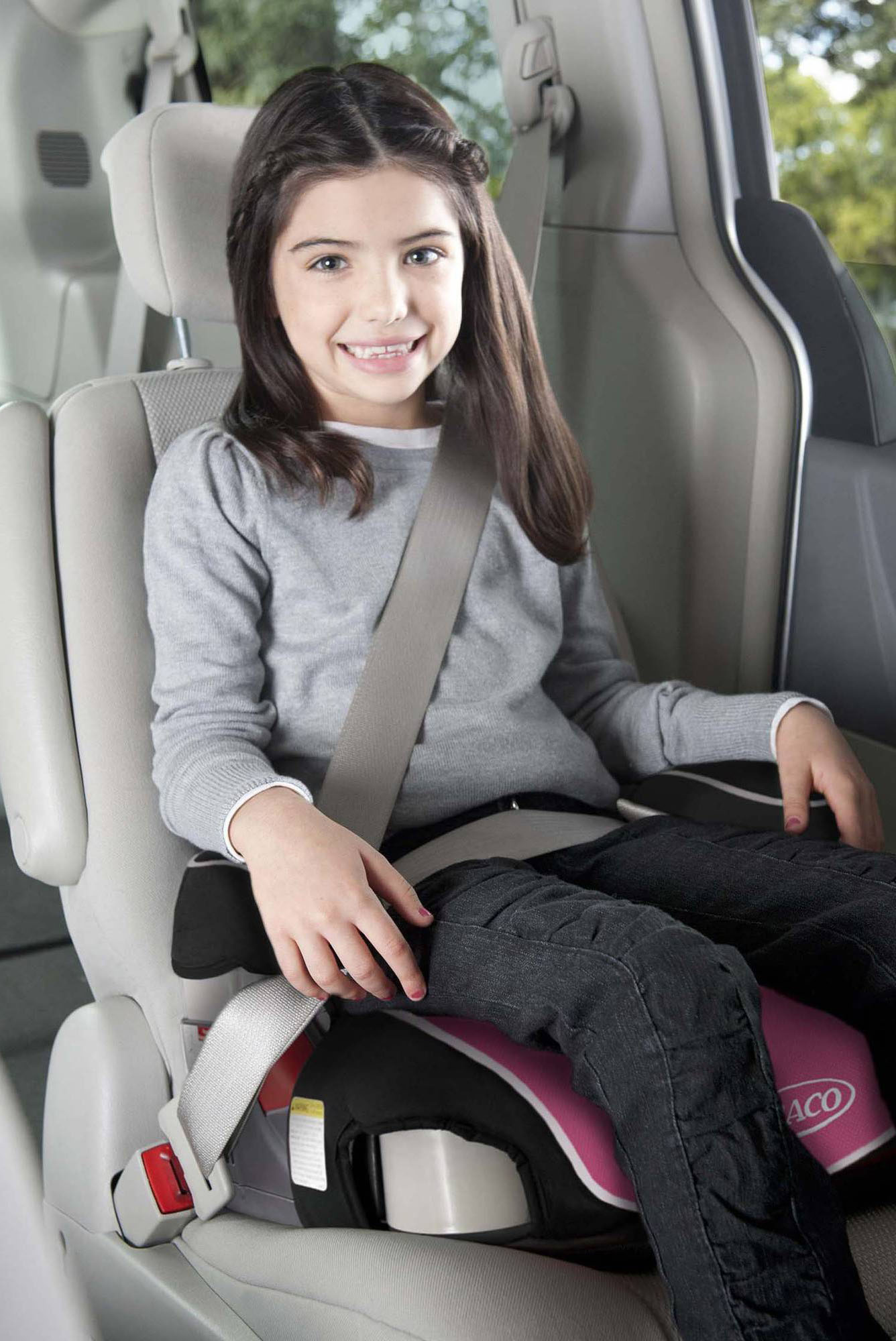 Graco Backless Turbo Booster Car Seat, Kenzie Graco Helps safely transport your