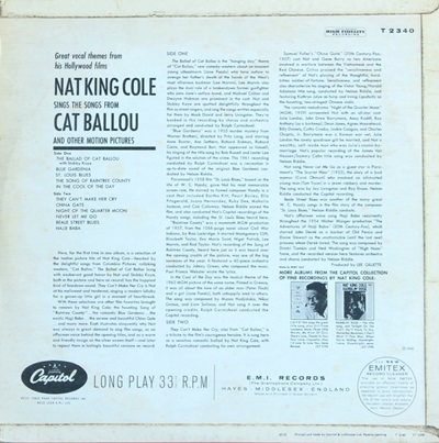 Nat King Cole - Cat Ballou Ost. 1965
