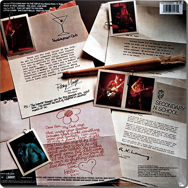 AC/DC - High Voltage 1Lp (Gold Coloured Vinyl) 1Lp New