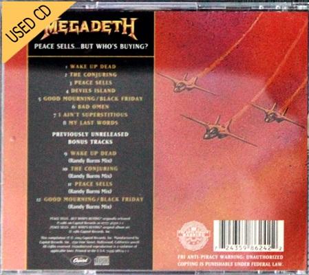 Used CD Megadeth - Peace sells...But who's buying?