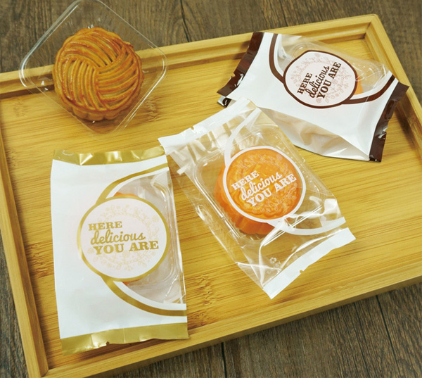 ถุงซีลแบบพับข้างลาย Here Delicious You Are แพ็คละ 100 ใบ