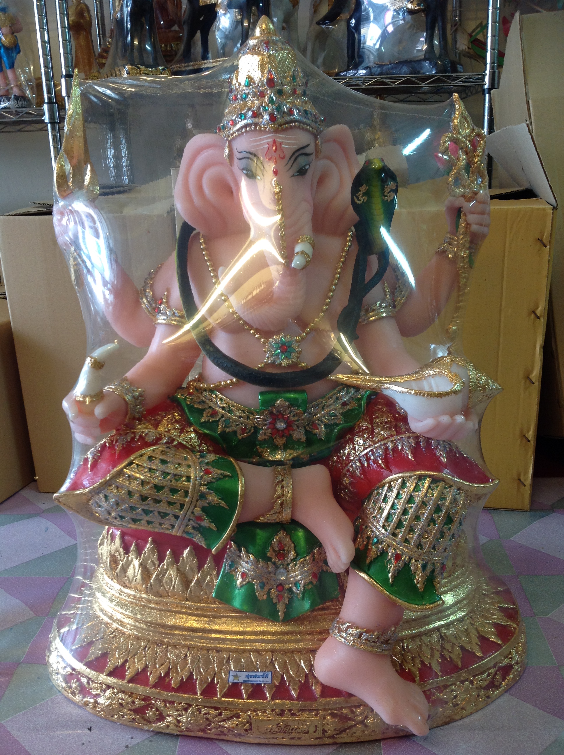 พระพิฆเนศนั่ง 12"