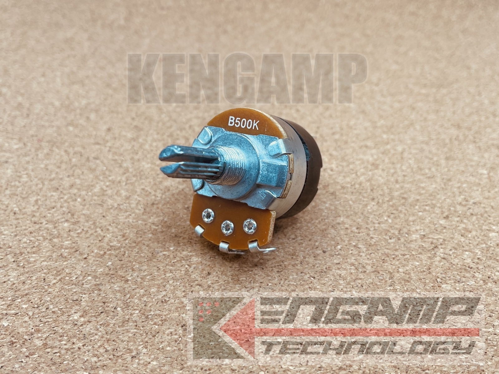(1ตัว) [VR] RV24AS ALPHA วอลุ่มเครื่องทำน้ำอุ่น แกนมะเฟือง ยาว20mm B500K มีสวิตซ์
