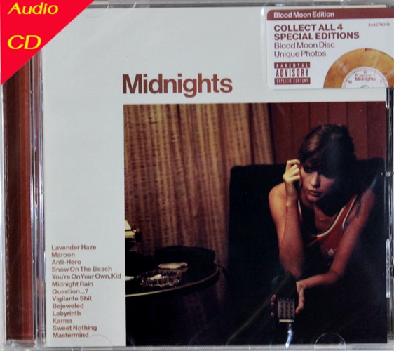 Taylor Swift - Midnights Blood Moon Ver. 1Cd New