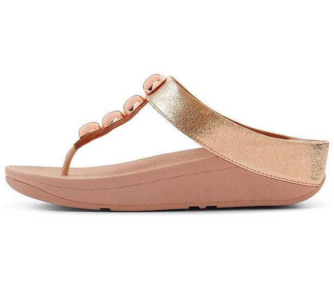 Fitflop Rola Glitzy Rose Gold ของแท้ นำเข้าจาก USA และ UK