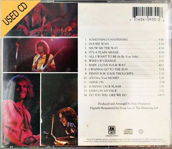 Used CD Framptom Comes - Alive