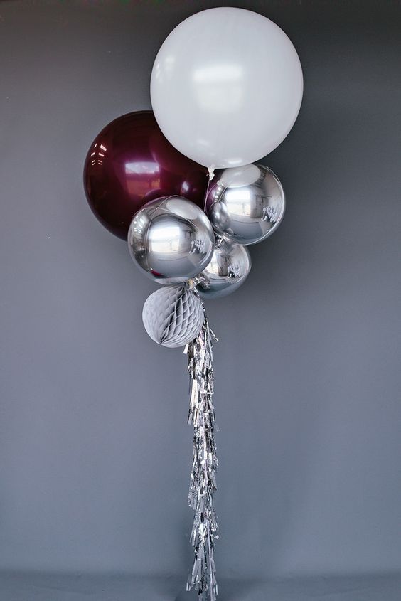 ลูกโป่งฟอลย์ ทรงกลมลูกบอลสีเงิน ไซส์ 22" ORBZ SILVER/ Item No.TQ-A2820199 แบรนด์ Qualatex