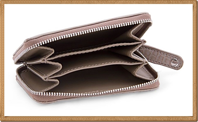 Mango - กระเป๋าใส่เศษสตางค์ สีเทาอ่อน