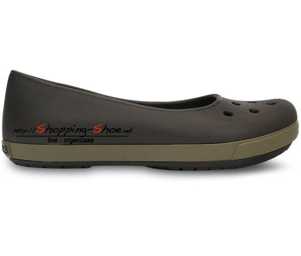 Crocband Airy Flat - Espresso / Walnut ของแท้ Outlet ไทยและอเมริกา