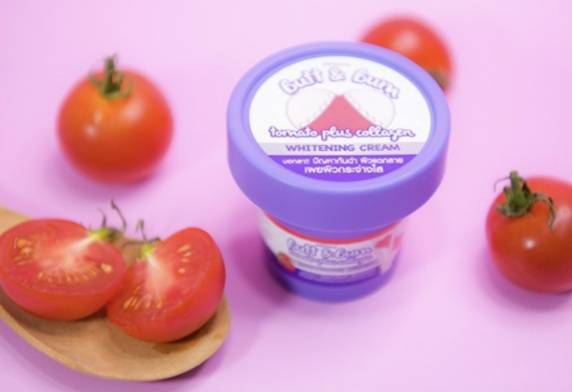 บัท แอนด์ บั้ม โทเมโท พลัส คอลลาเจน ไวท์เทนนิ่ง ครีม 45 g.