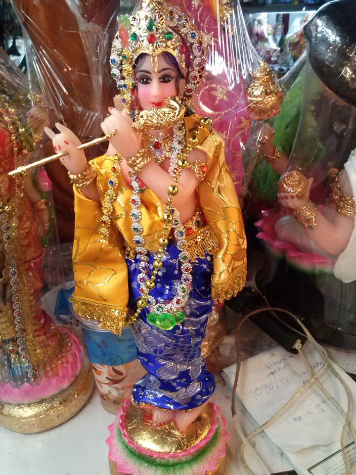 พระกฤษณะ 7" สวย 2 กร