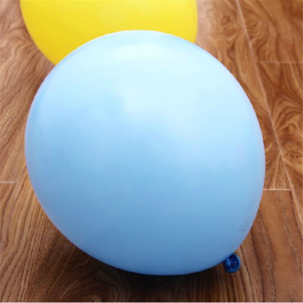 ลูกโป่งกลม สีฟ้าอ่อน ไซส์ 10 นิ้ว แพ็คละ 10 ใบ (Round Balloons Size 10" - Standard Light Blue Color)