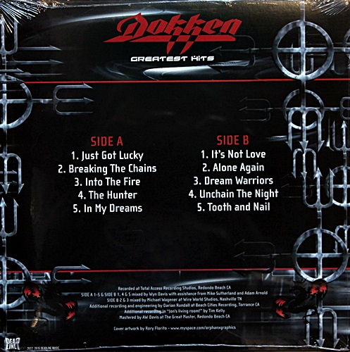 Dokken - Greatest Hits 2Lp New
