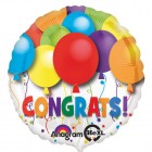 ลูกโป่งฟลอย์นำเข้า Bold Congratulations Balloons / Item No. AG-26893 แบรนด์ Anagram ของแท้