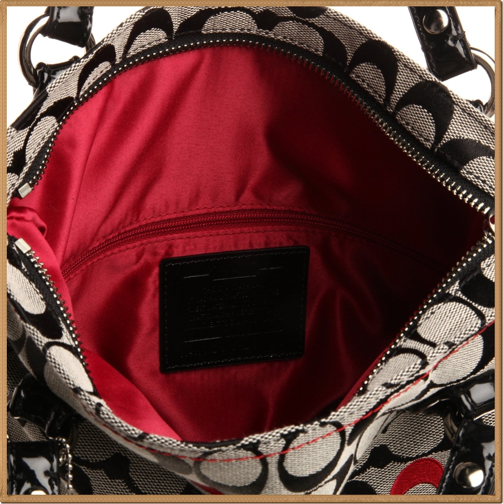 Coach Poppy Embroidered Signature Foldover Crossbody 21189