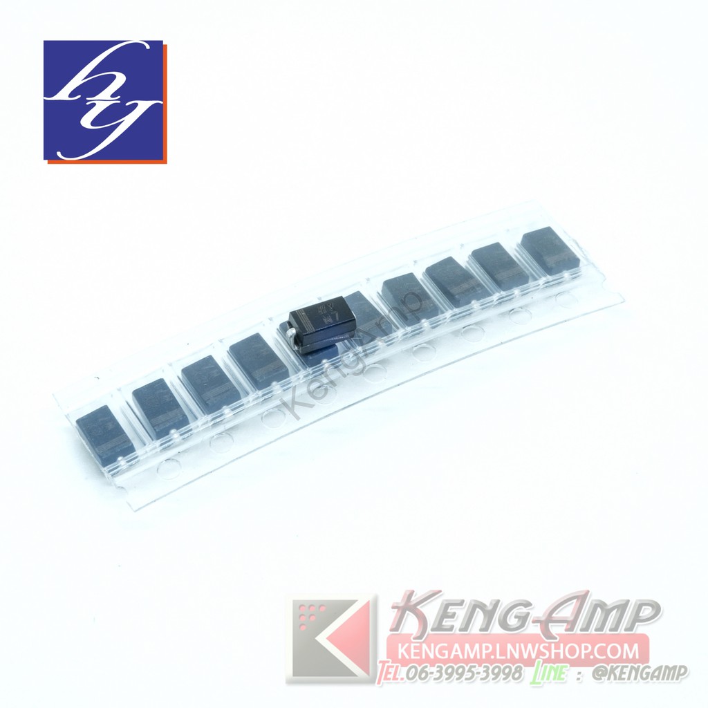 M7 1N4007 SMD 1A 1000V ยี่ห้อ HY (100ตัว/แพค)