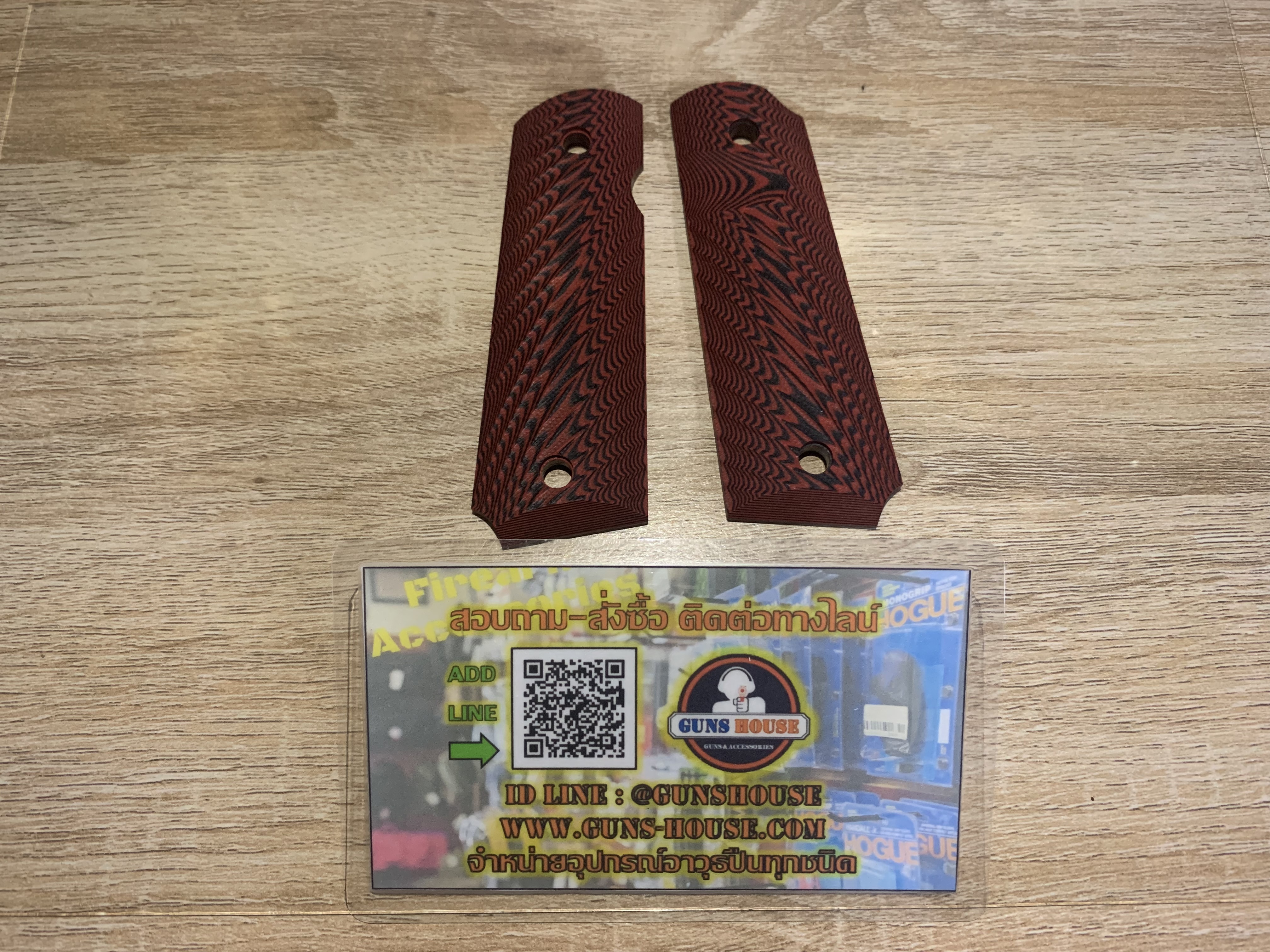 ประกับ G10 ปืน 1911 สีแดง