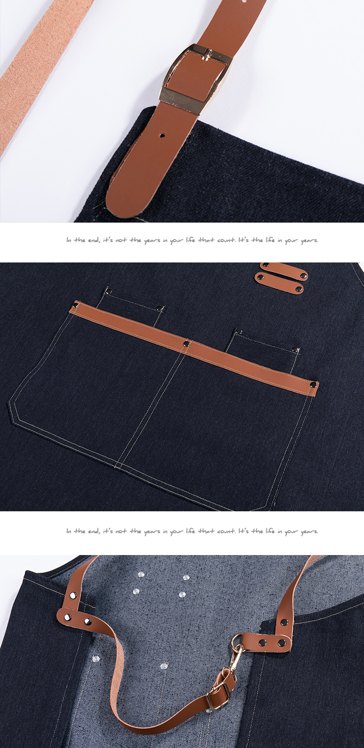 ชุดเชฟ ชุดเอี๊ยม ชุดกันเปื้อน ยีนส์ คอตตอน เอี๊ยม ผู้หญิง ผู้ชาย VIP